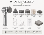 Rechargeable Electric Spin Scrubber