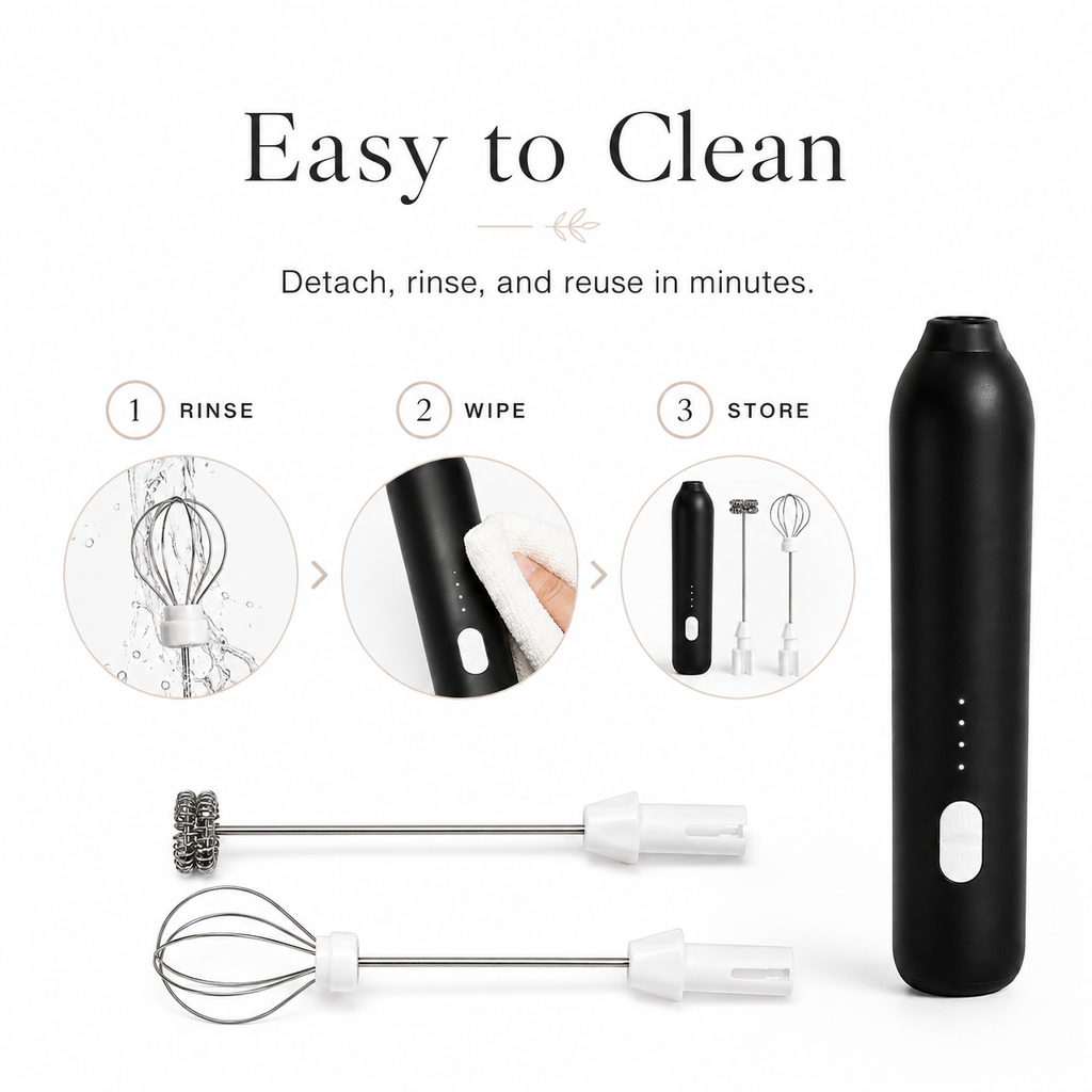 Rechargeable 2-in-1 Milk Frother